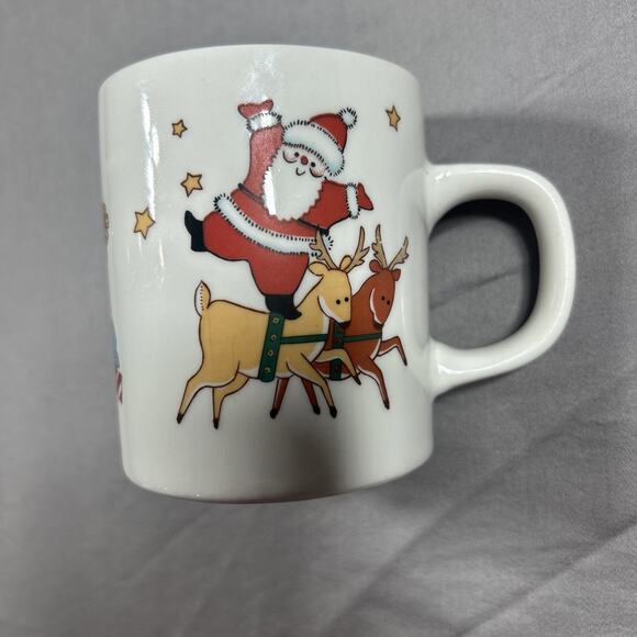 *Rare* Christmas Santa Claus Coffee Mug Cup - Picture 1 of 7